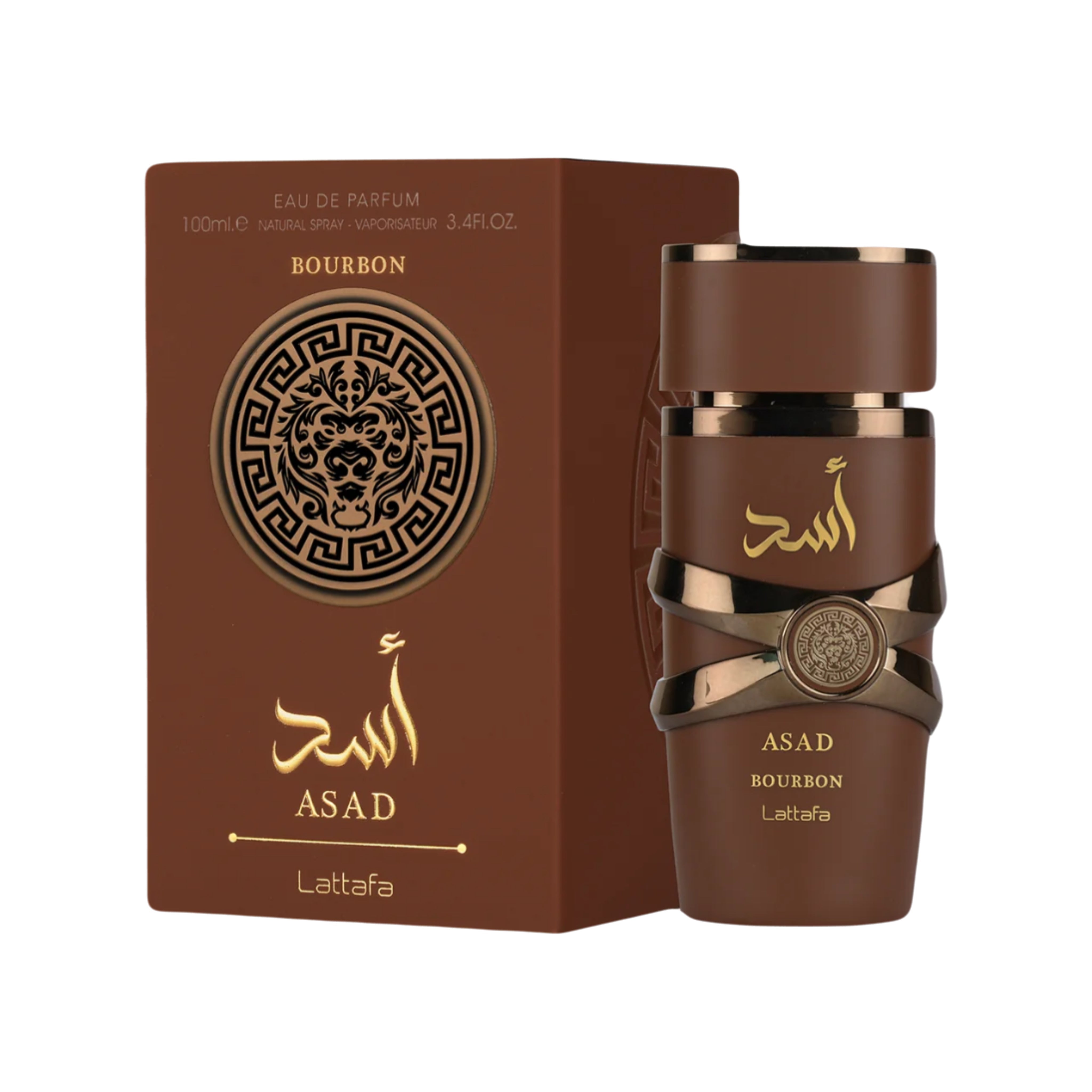 Lattafa Asad Bourbon EDP Spray for Men 3.4oz/100ml