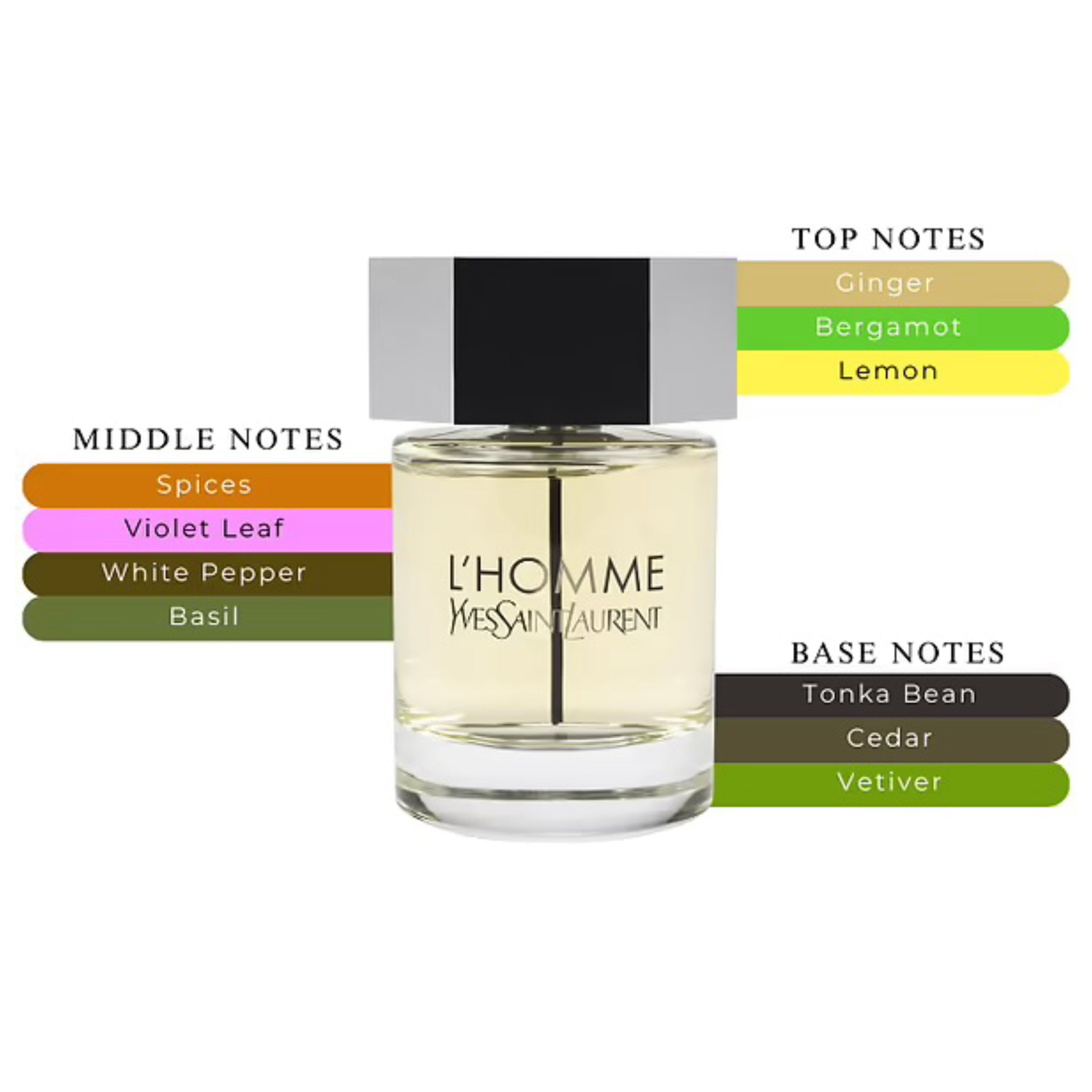 LHomme EDT Spray For Men 3.3oz/100ml
