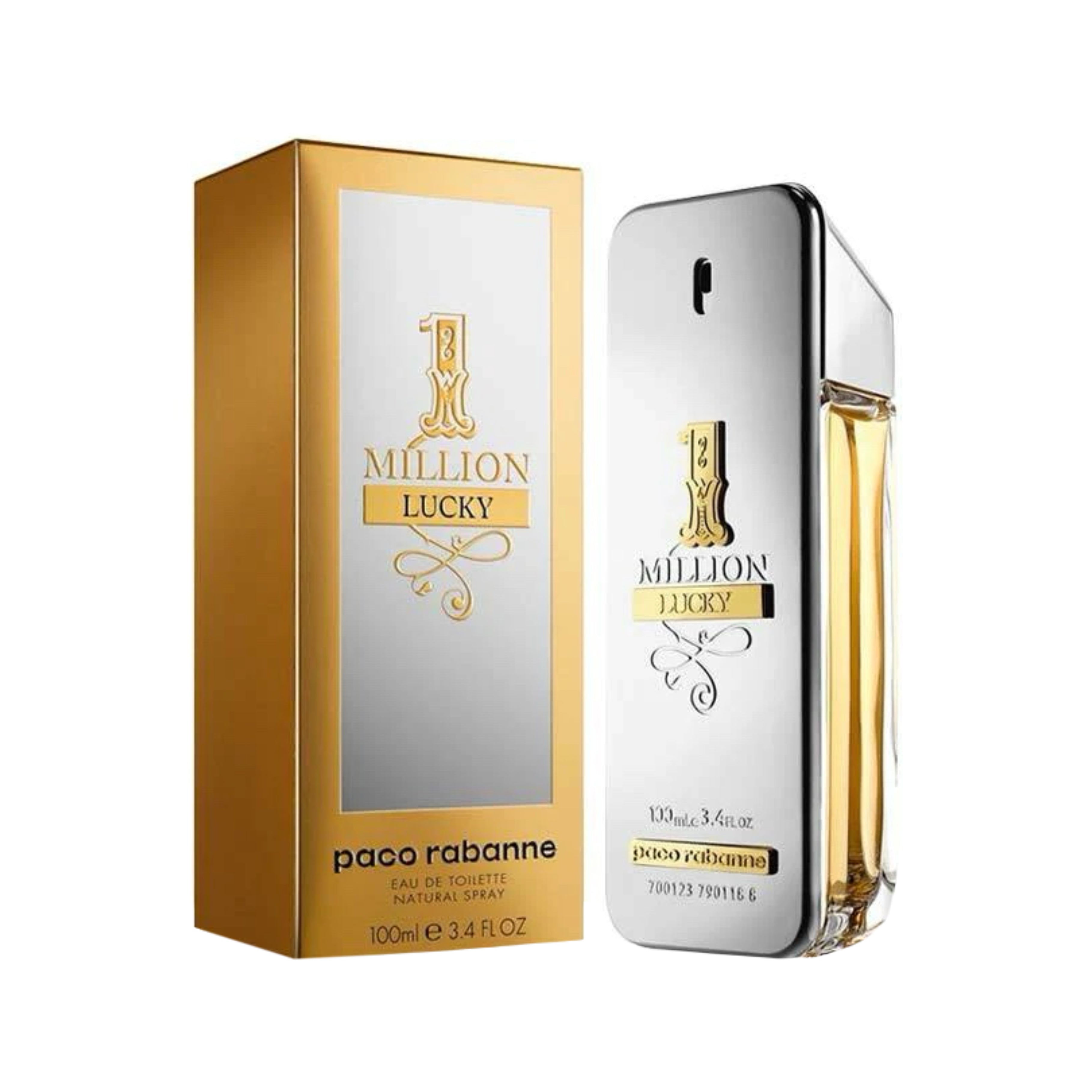 Paco Rabanne 1 Million Lucky EDT Spray For Men 3.4oz/100ml
